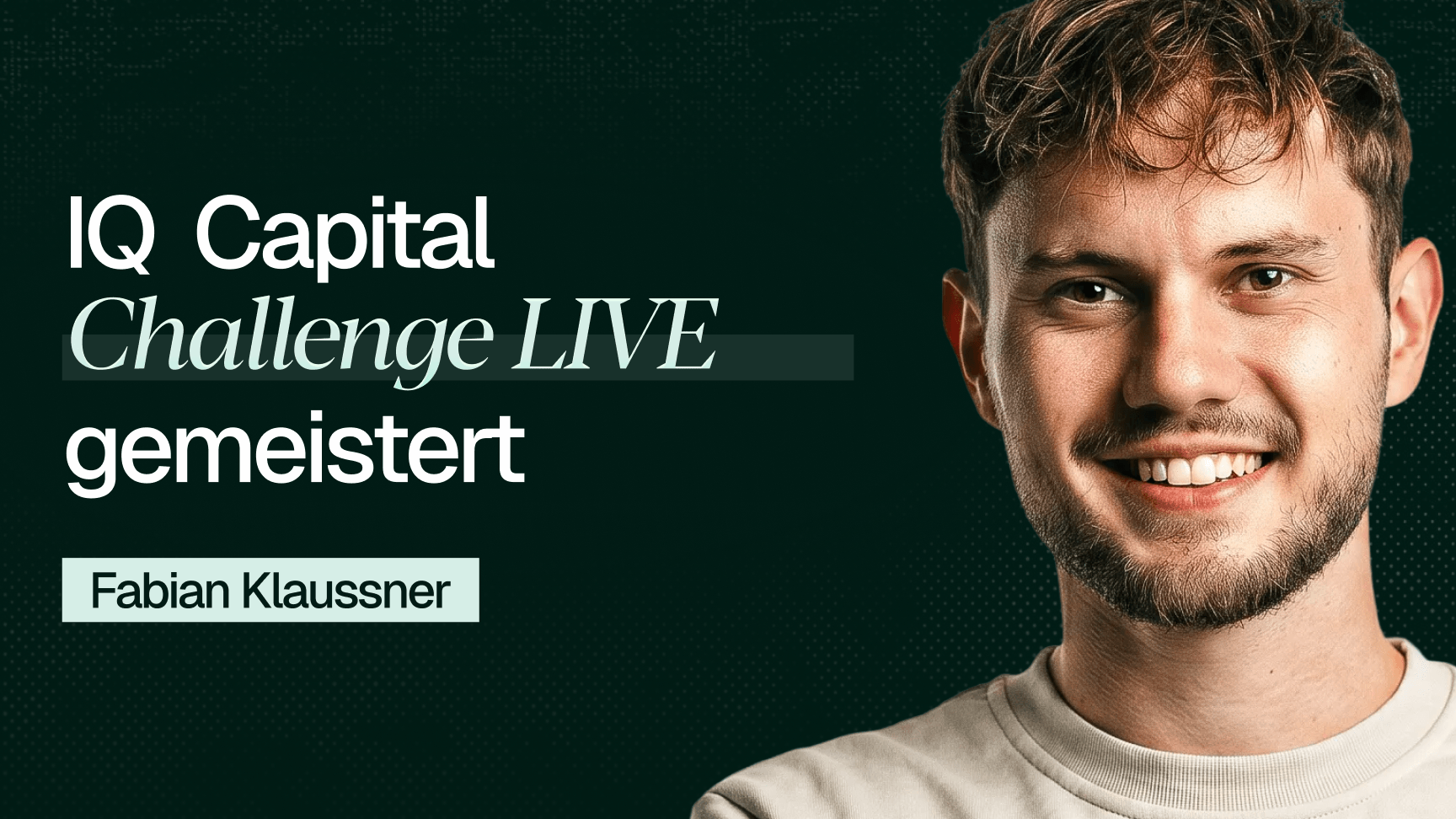 Wöchentliche Payouts vor 2000+ LIVE Zuschauern - Fabian Klaussner